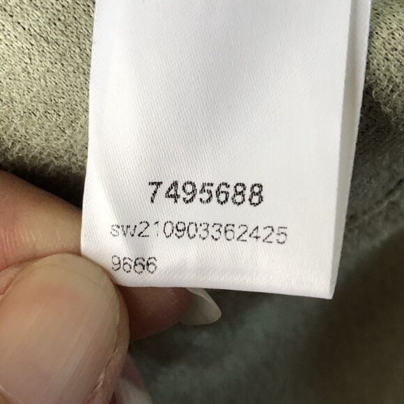 MOTF Faux Sherpa Crop Jacket Green Size Large - Picture 10 of 12